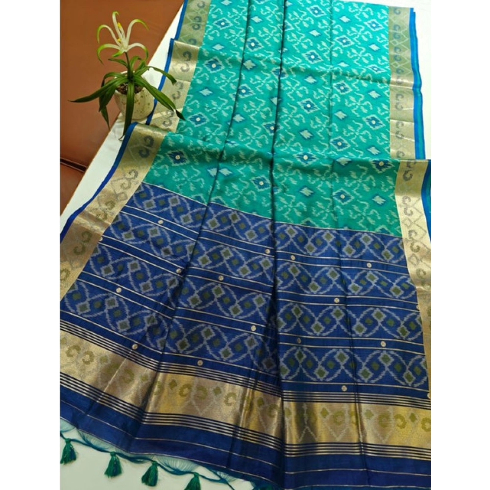 PID-65641-Generic-Women-S-Raw-Silk-Ikkat-Saree-With-Unstitched-Blouse-5-5-Mtr-Sky-Blue-2-1000x1000-1.webp Women's Raw Silk Ikkat Saree With Unstitched Blouse 5.5MtrĀ (Sky Blue) - Image 1