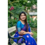 Women's Katan_Silk Zari_Weaving Saree With Unstitched Blouse 5.5Mtr (Royal_Blue)