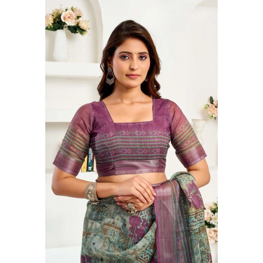 PID-65883-Women-s-Faux-Linen-Printed-Ready-to-wear-Saree-With-Unstitched-Blouse-5-5-Mtr-Multicolor-1000x1000-1.webp Women's Faux Linen Printed Ready to wear Saree With Unstitched Blouse 5.5Mtr (Multicolor) - Image 1