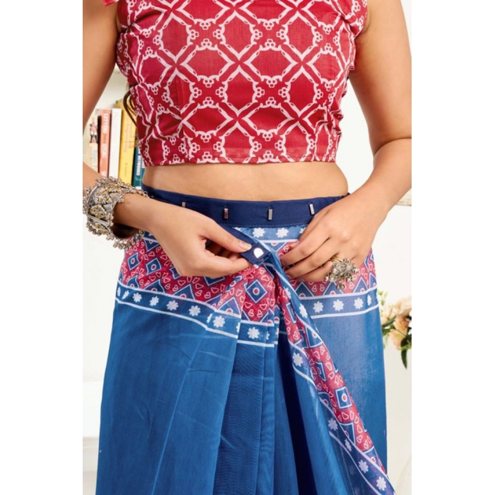 PID-65887-Women-s-Faux-Linen-Floral-Print-Ready-to-wear-Saree-With-Unstitched-Blouse-5-5-Mtr-Blue-1000x1000-1.webp Women's Faux Linen Floral Print Ready to wear Saree With Unstitched Blouse 5.5Mtr (Blue) - Image 1