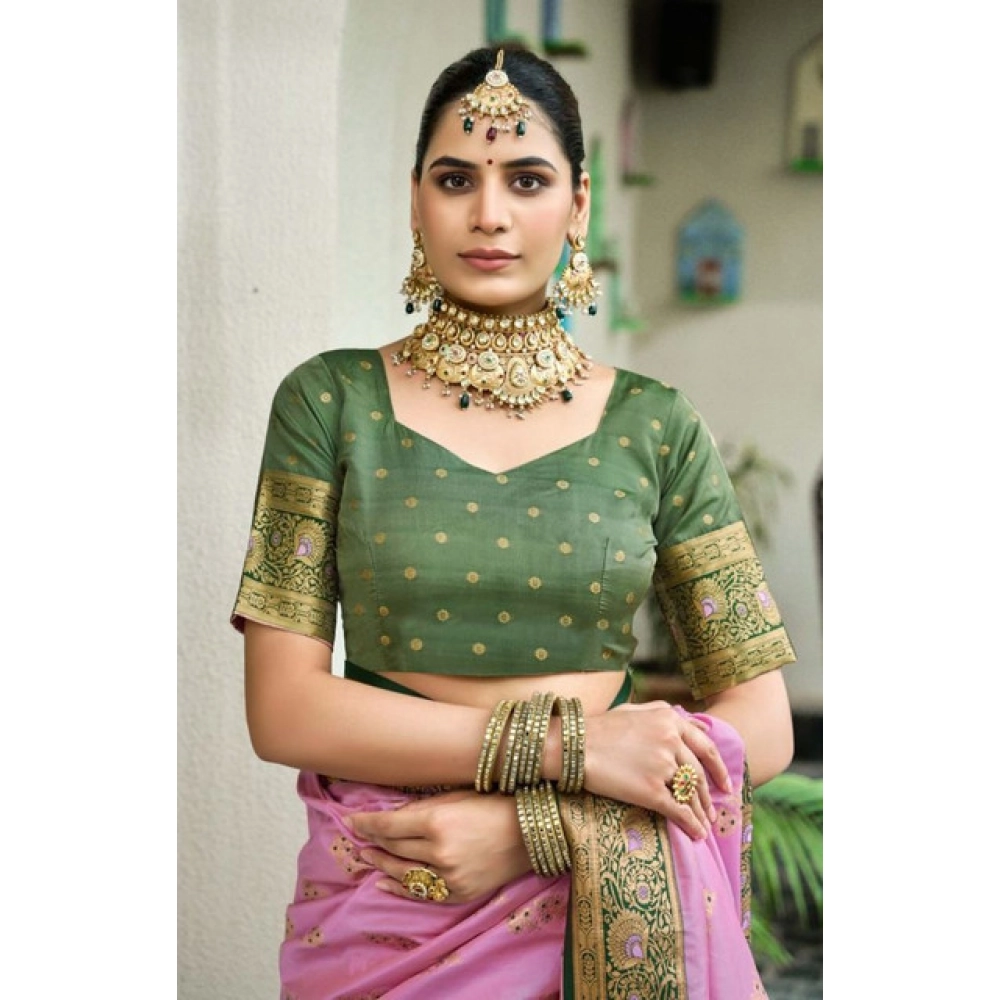 PID-65937-Women-s-Silk-Blend-Booti-Work-Ready-to-wear-Saree-With-Unstitched-Blouse-5-5-Mtr-Light-Pi-1000x1000-1.webp Women's Silk Blend Booti Work Ready to wear Saree With Unstitched Blouse 5.5Mtr (LightPink) - Image 1