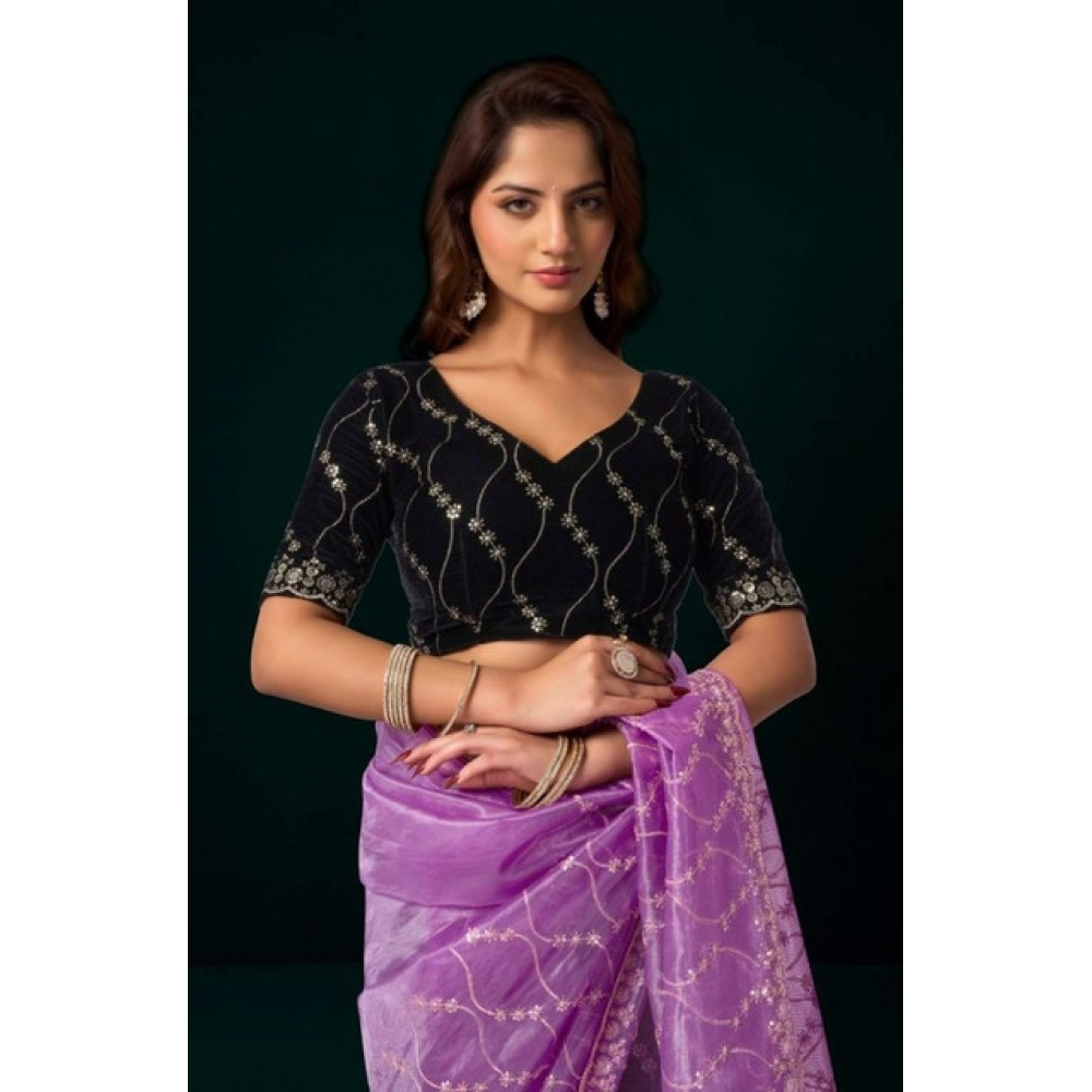 PID-65942-Women-s-Net-Sequence-Saree-With-Unstitched-Blouse-5-5-Mtr-Lavender-5-1000x1000-1.webp Women's Net Sequence Saree With Unstitched Blouse 5.5Mtr (Lavender) - Image 1