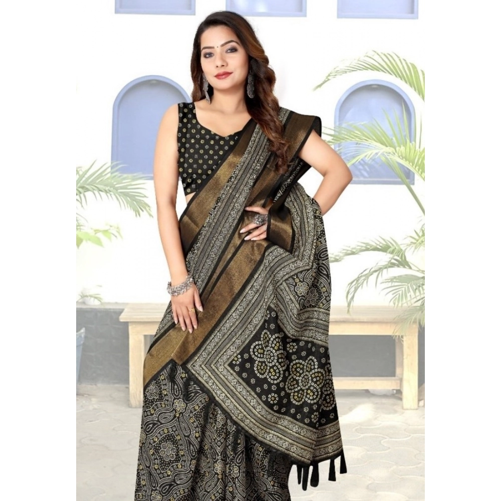 PID-66567-Women-s-Cotton-Silk-Printed-Saree-With-Unstitched-Blouse-5-5-Mtr-Black-1-1000x1000-1.webp Women's Cotton Silk Printed Saree With Unstitched Blouse 5.5Mtr (Black) - Image 1
