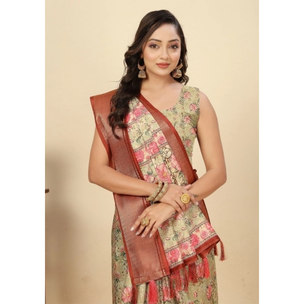 PID-66582-Women-s-Cotton-Silk-Floral-Printed-Saree-With-Unstitched-Blouse-5-5-Mtr-Gold-1-1000x1000-1.webp Women's Cotton Silk Floral Printed Saree With Unstitched Blouse 5.5Mtr (Gold) - Image 1