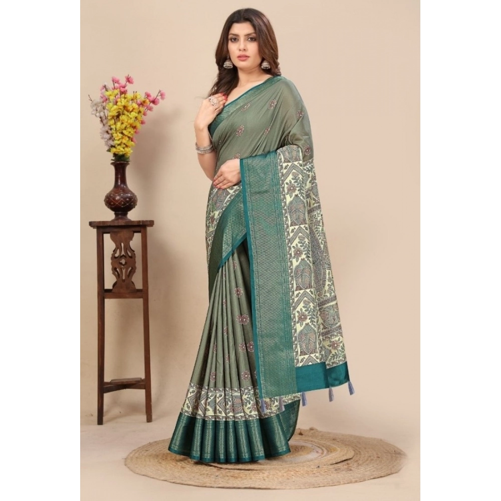 PID-66597-Women-s-Cotton-Silk-Printed-Saree-With-Unstitched-Blouse-5-5-Mtr-Multicolor-1-1000x1000-1.webp Women's Cotton Silk Printed Saree With Unstitched Blouse 5.5Mtr (Multicolor) - Image 1