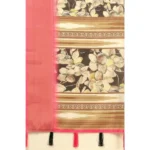 Women's Cotton Silk Floral Printed Saree With Unstitched Blouse 5.5Mtr (Black) - Image 2