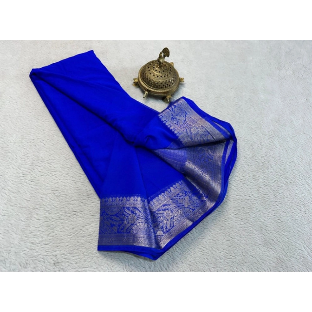 PID-64845-Women-s-Crape-Chit-Pallu-Solid-Saree-With-Unstitched-Blouse-5-5-Mtr-Navy-Blue-1-1000x1000-1.webp Women's Crepe Chit Pallu Solid Saree With Unstitched Blouse 5.5MtrĀ (Navy Blue) - Image 1