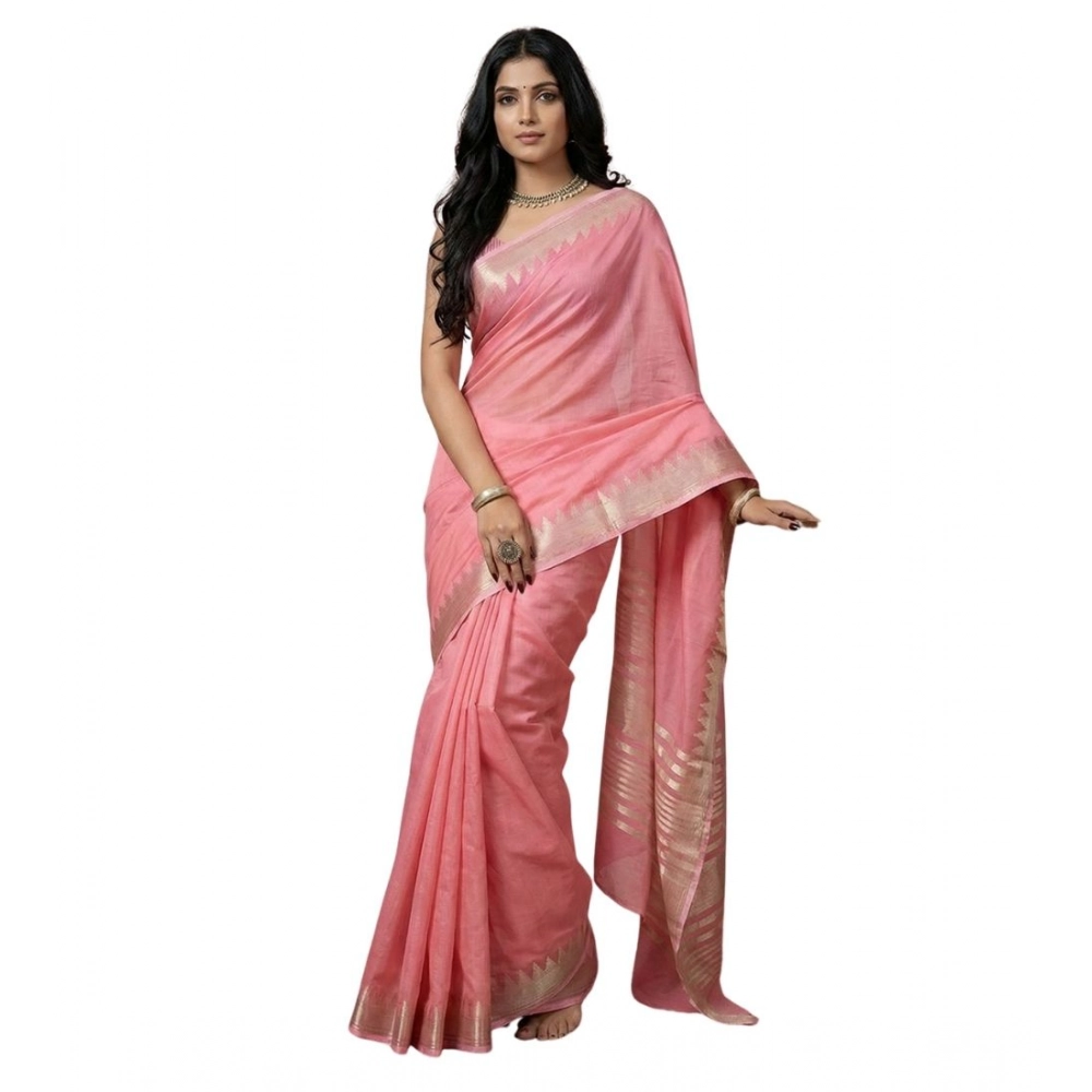 PID-65216-Women-s-Cotton-Printed-Saree-With-Unstitched-Blouse-5-5-Mtr-Coral-Pink-1-1000x1000-1.webp Women's Cotton Printed Saree With Unstitched Blouse 5.5Mtr (Coral Pink) - Image 1