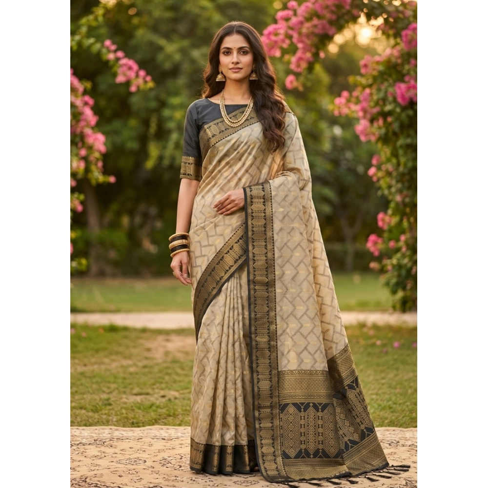 PID-67073-Women-s-Cotton-Printed-Saree-With-Unstitched-Blouse-5-5-Mtr-Chiku-With-Black-1-1000x1000-1.webp Women's Cotton Printed Saree With Unstitched Blouse 5.5Mtr (Multicolor) - Image 1