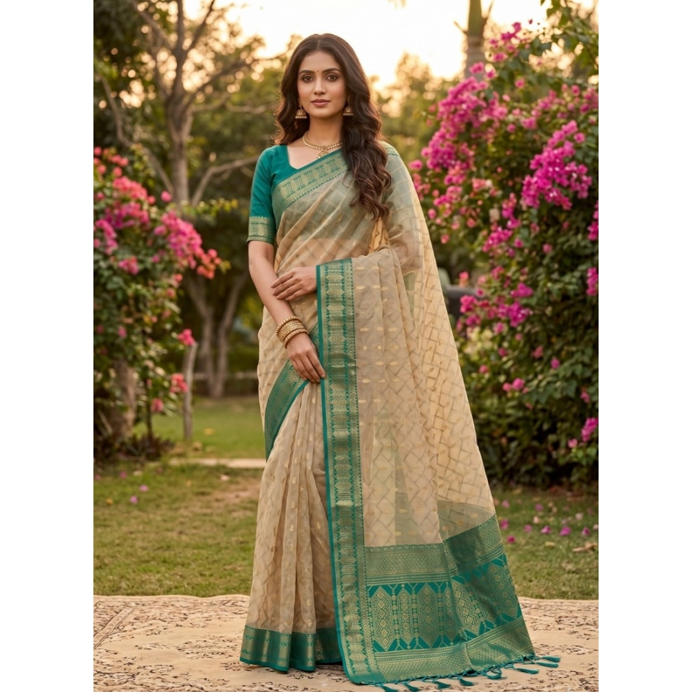 PID-67074-Women-s-Cotton-Printed-Saree-With-Unstitched-Blouse-5-5-Mtr-Chiku-With-Rama-1-1000x1000-1.webp Women's Cotton Printed Saree With Unstitched Blouse 5.5Mtr (Multicolor) - Image 1