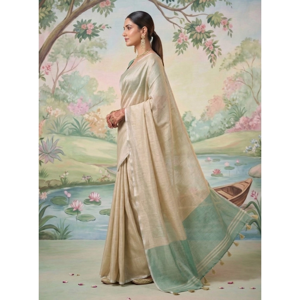 PID-67112-Women-s-Tissue-Silk-Soild-Saree-With-Unstitched-Blouse-5-5-Mtr-Beige-1-1000x1000-1.webp Women's Tissue Silk Solid Saree With Unstitched Blouse 5.5Mtr (Beige) - Image 1